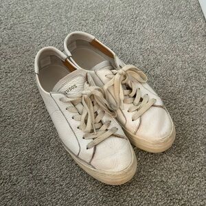 Cream White Soludos Platform Sneaker